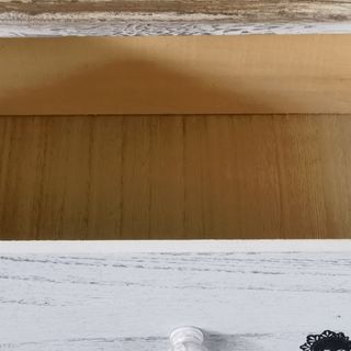 Mobiletto Shabby Chic Bianco Decapato Legno 73 cm