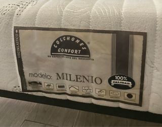 Base y colchon cama 90x190 cm