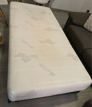 Base y colchon cama 90x190 cm
