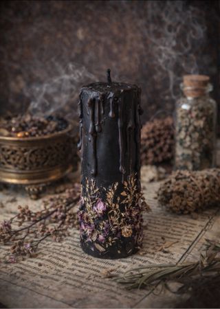 Candela Rituale Protezione Energia Purifica