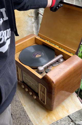 Radio giradischi Radiomarelli anni 50 vintage