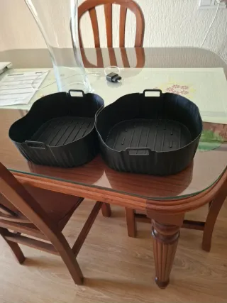 2 Moldes Silicona Rectangulares Negros