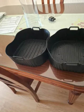 2 Moldes Silicona Rectangulares Negros