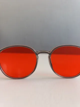 Gafas Biohacking Rojas Bloqueo Luz Azul