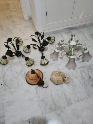 Lámparas de techo (5 uds)