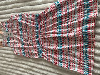 Vestido estampado geométrico