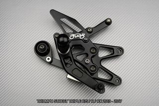 Estriberas retrasadas STREET TRIPLE 675 2013 2017