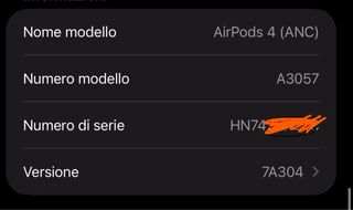 AirPods 4 ANC 2024 Apple Bianche