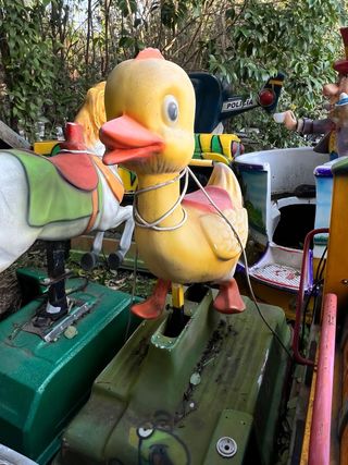 Pato de feria para montar