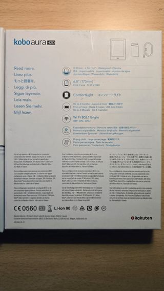 Kobo Aura H2O 4GB + Funda