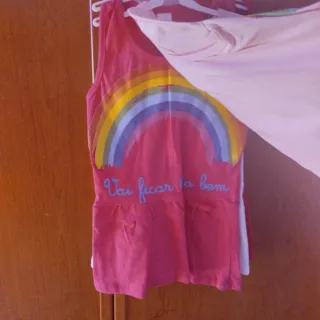 Lote de Vestidos niña arcoíris y mini