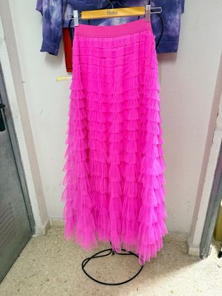 Conjunto Cazadora Vaquera y Falda Tul JOT