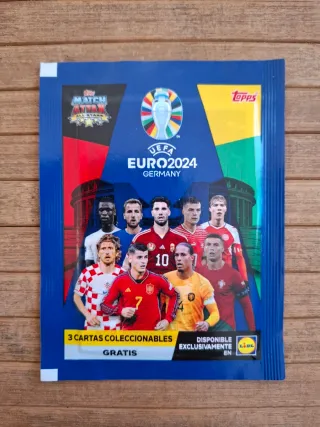 ✅️ 8 Sobres UEFA Euro 2024 Germany Topps