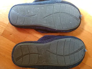 Pantofole uomo Pompea blu/grigie