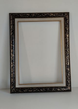 Cuadro Marco Carey  Grande,  de Madera,Vintage