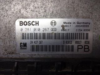 Centralita del motor OPEL Astra 0281010267 24417167