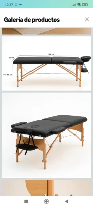 CAMILLA PLEGABLE TATTOO / MASAJE