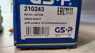Palier transmisión derecha Peugeot 407 2.0 HDI