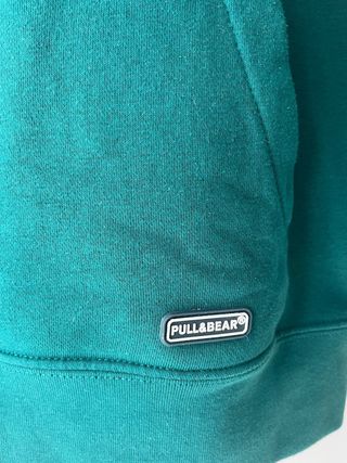 Sudadera verde de hombre