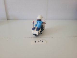 Policía en Moto de Playmobil