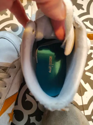 Zapatillas Converse Talla 44 Blancas y Amarillas