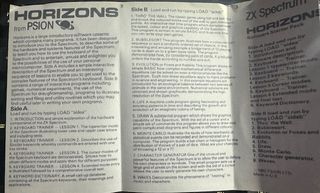 ZX Spectrum Horizons Software Starter Pack