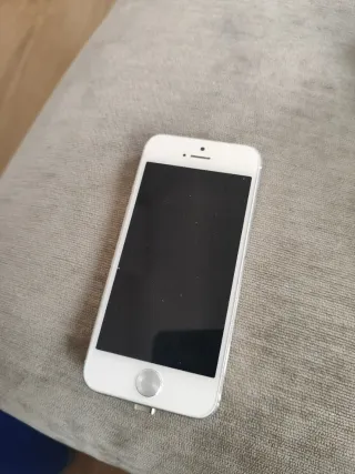 iPhone 5 Blanco y Plata