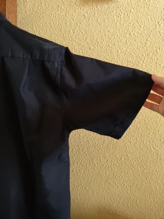 Camisa OHMY manga corta hombre negra