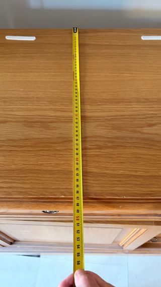 Cómoda de madera maciza para salón. 2 unidades