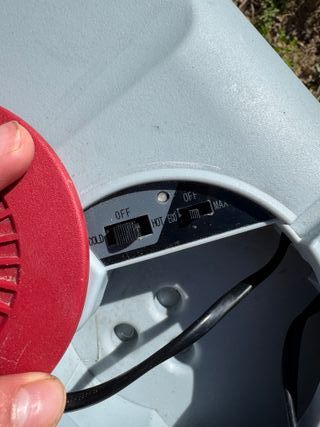 Nevera Portátil AREBOS 56,1 cm Gris/Blanco