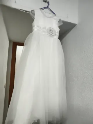 Vestido de comunión/damita blanco
