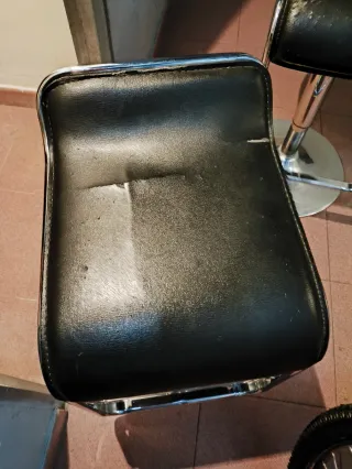 Taburetes de cocina negro ajustable