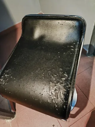 Taburetes de cocina negro ajustable