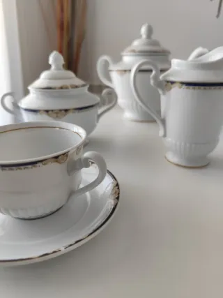 Vajilla Capeans Porcelana + Juego Café