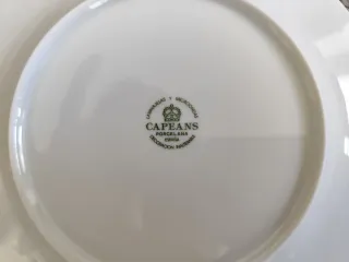 Vajilla Capeans Porcelana + Juego Café