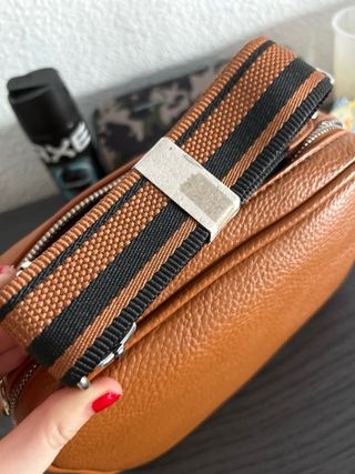 Bolso de piel marrón uso diario nuevo