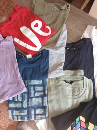 Lote 8 Camisetas + 1 Polo