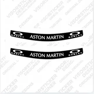 Pegatinas Visera Casco Aston Martin Oakley