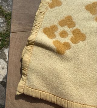 Coperta singola vintage Lucchesina fiorellini