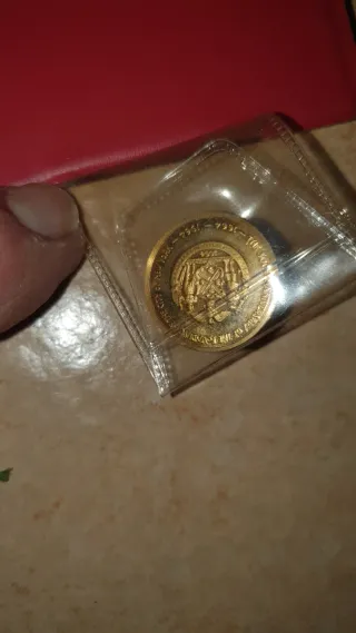 Moneta d'oro Anniversario Fondazione NYC