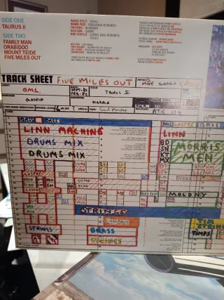 Vinilo: Mike Oldfield - Five miles out