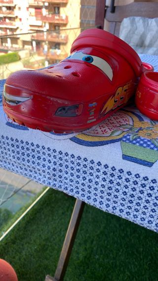 Zuecos Rayo McQueen Niños Rojos