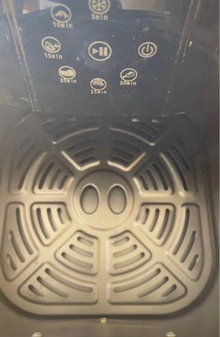 Freidora de aire negra