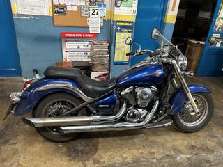 Kawasaki Vulcan 900 Classic Azul