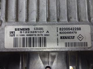 Centralita del motor Renault Megane S122326107A 8200542288 8200495479