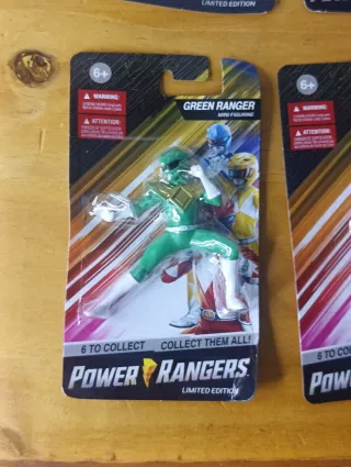Power ranger mini figure limited edition 6pcs