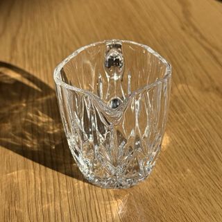 Jarra de cristal vintage (para crema o leche)