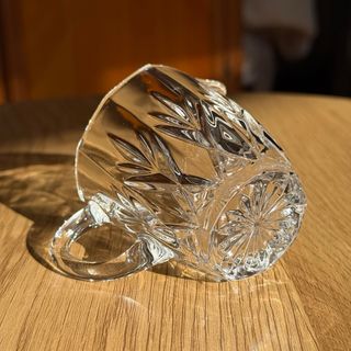 Jarra de cristal vintage (para crema o leche)