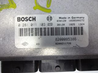 Centralita del motor Renault Laguna 0281011103 8200085386