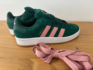 Adidas campus verde /rosa